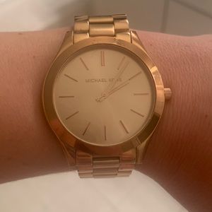 Rose gold Michael Kors watch